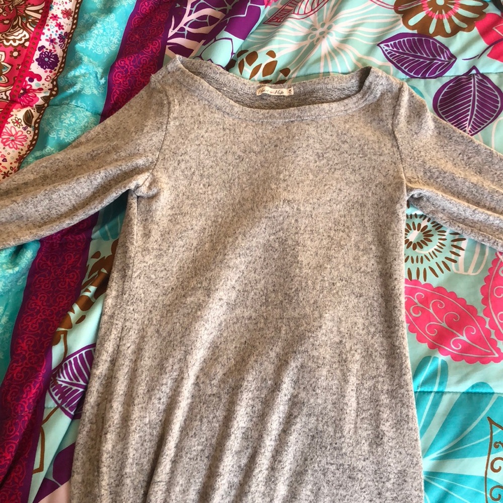 quarter sleeve dress